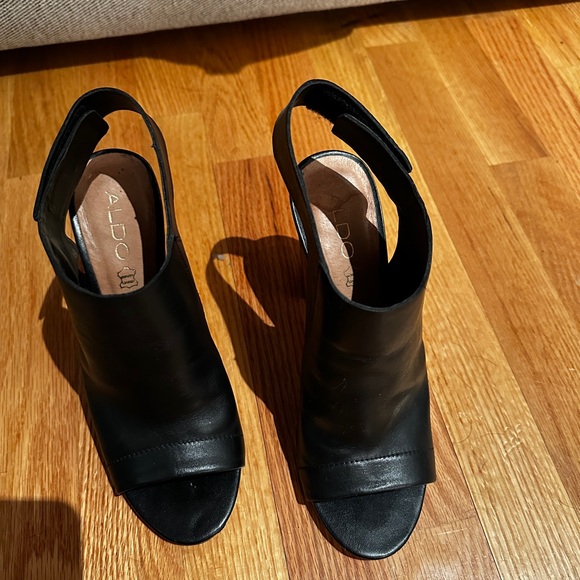 Aldo open toe sling back booties - Picture 2 of 6
